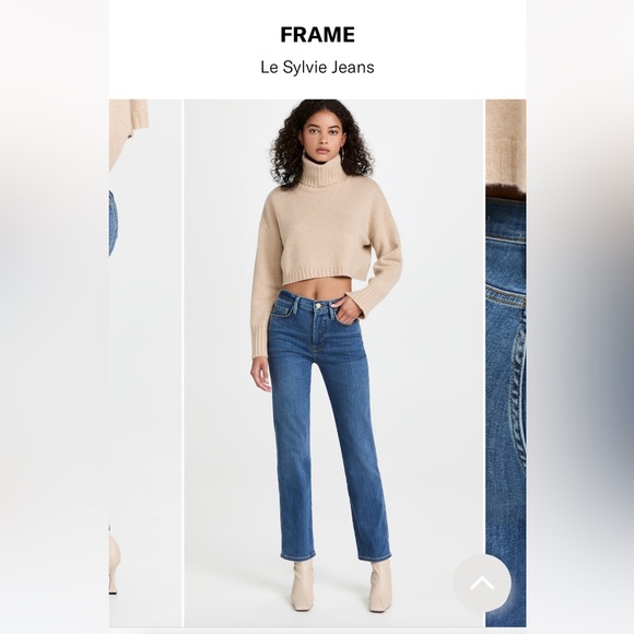 FRAME dark wash Le Sylvie jeans size 28 - Picture 2 of 11